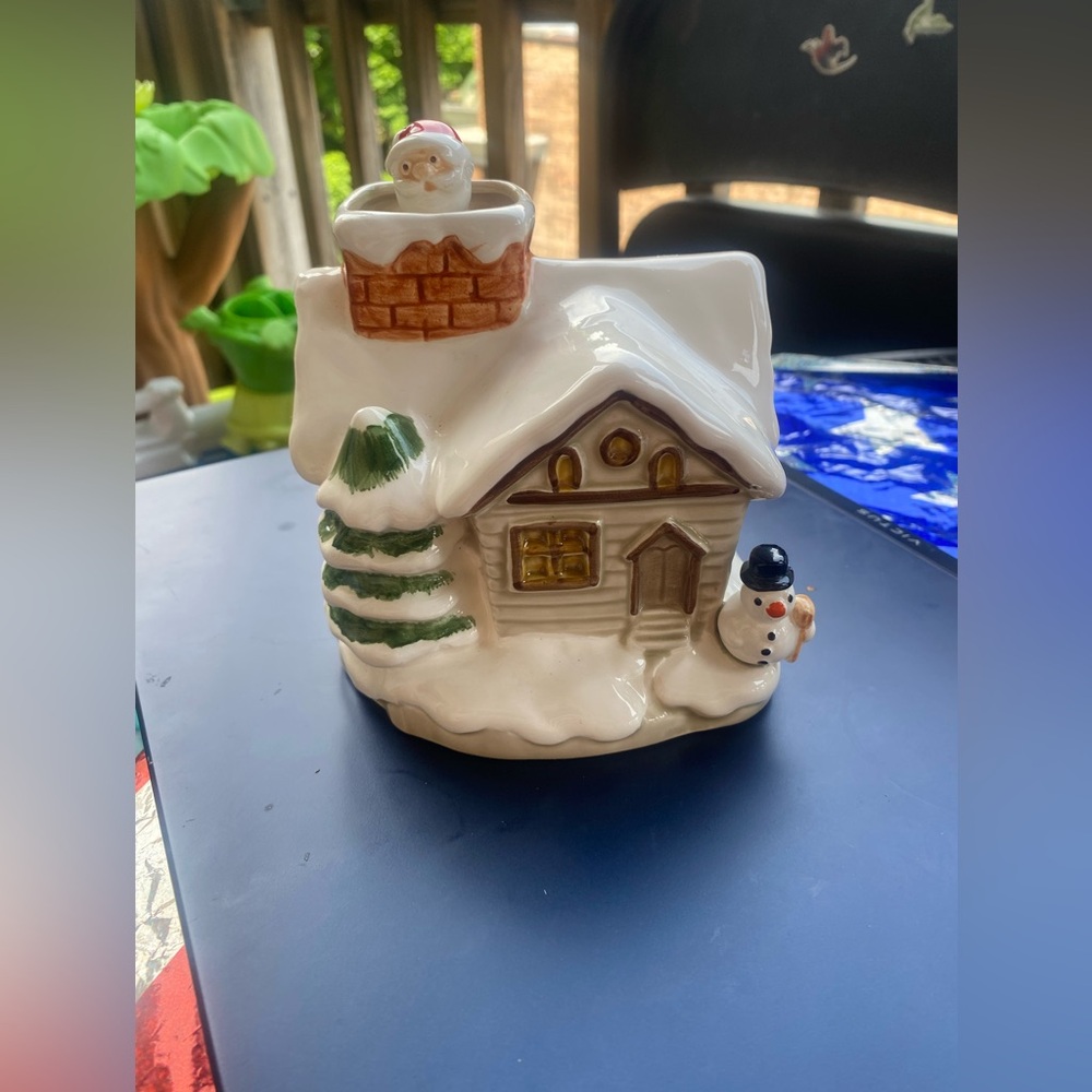 Otagiri Christmas spinning Santa Music Box 1979 Japan